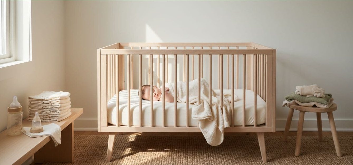 Bijna-afvalvrije baby-uitzet samenstellen, zonder miskopen en plastic verpakkingen