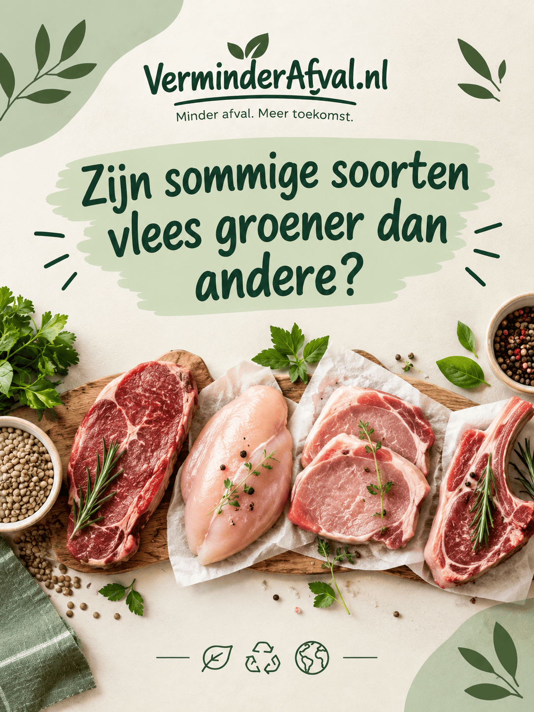 Zijn sommige soorten vlees groener dan andere? Zo kies je duurzamer vlees