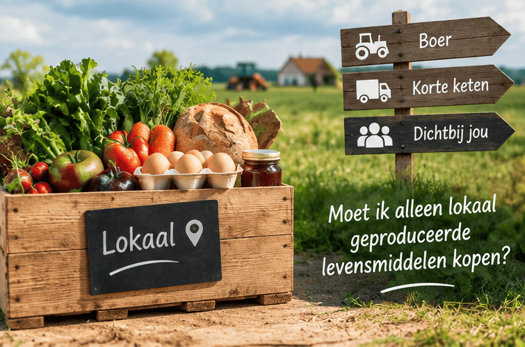 Moet ik alleen lokaal geproduceerde levensmiddelen kopen?