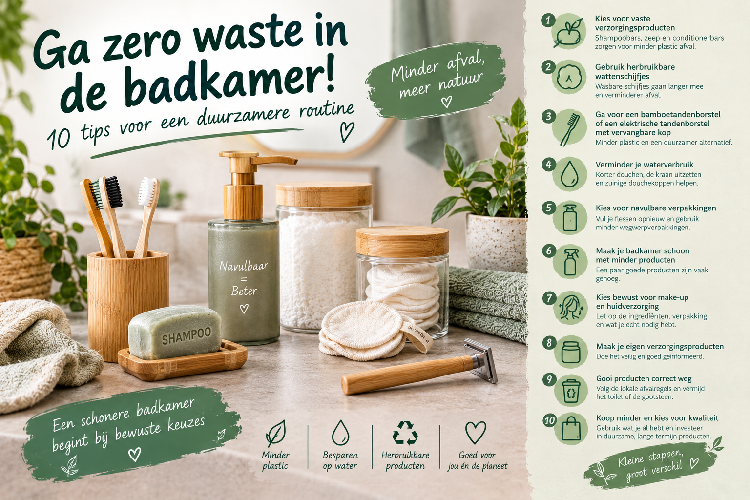 Is zero waste in de badkamer mogelijk?