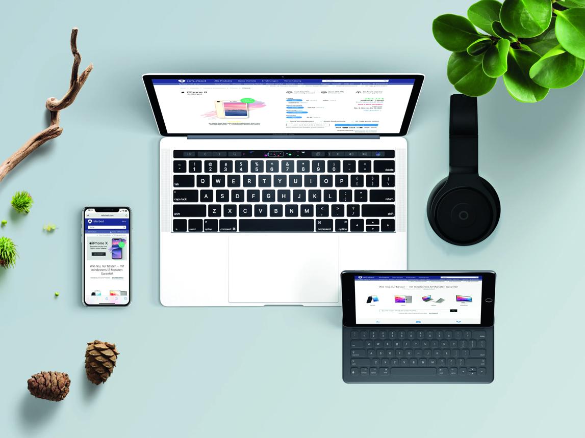 Refurbished elektronica zoals laptop, smartphone en tablet