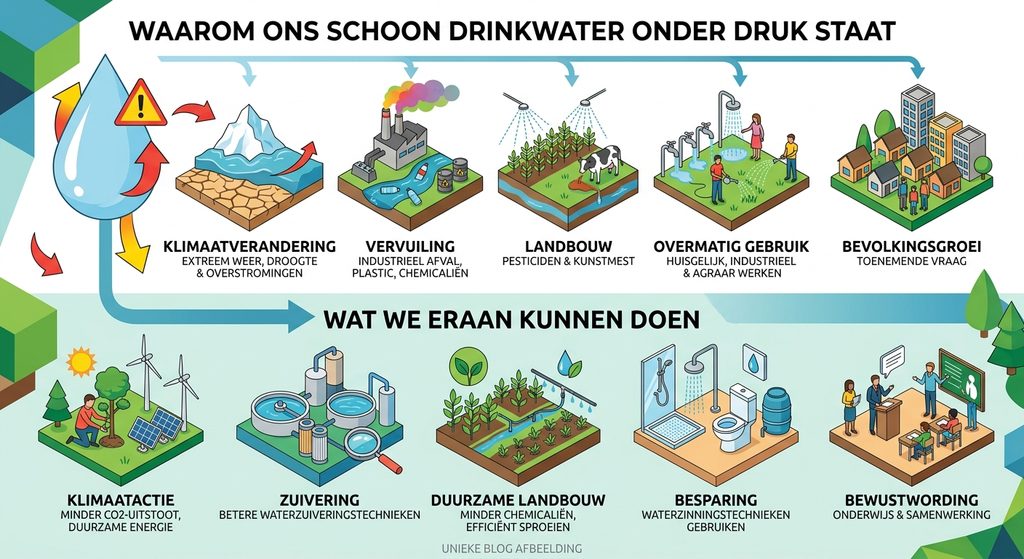 waarom on sschoon drinkwater onder druk staat